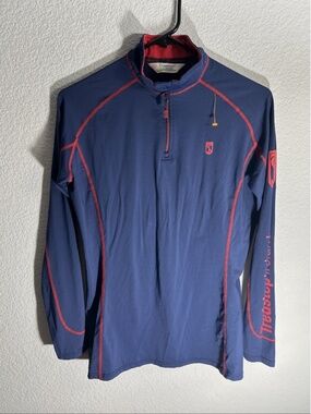 Tredstep Ireland Women's Size Large Blue Symphony Winter Chic 50 Riding Shirt